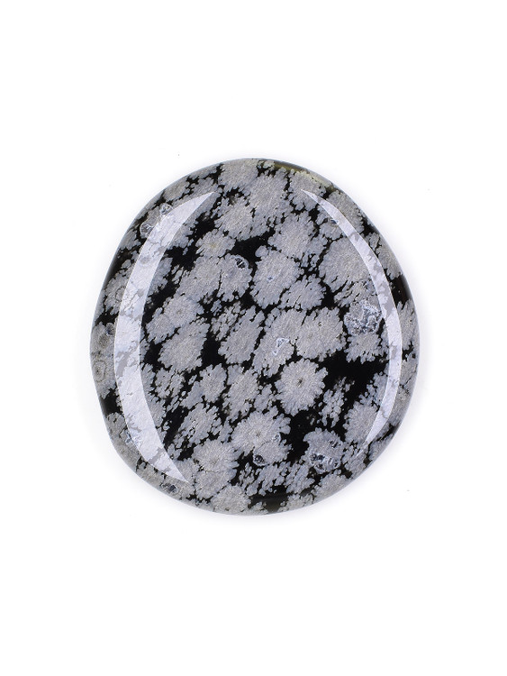Snowflake Obsidian Pocket Stone