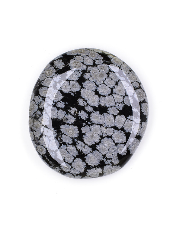 Snowflake Obsidian Pocket Stone