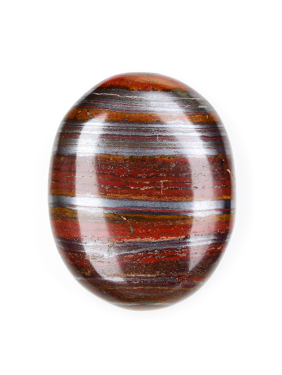 Hematite and Jasper Palm Stone