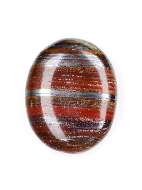Hematite and Jasper Palm Stone