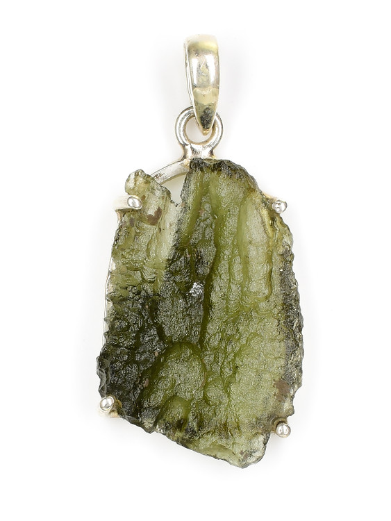 Natural Moldavite Pendant