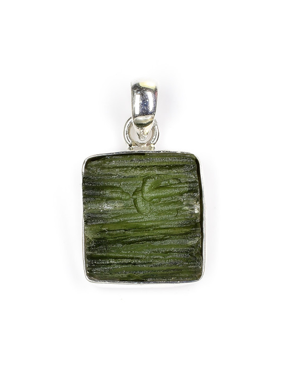 Natural Moldavite Pendant