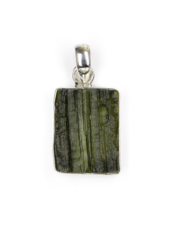 Natural Moldavite Pendant