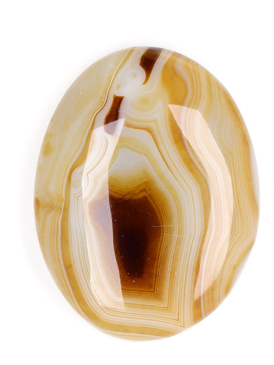 Banded Agate Palm Stone