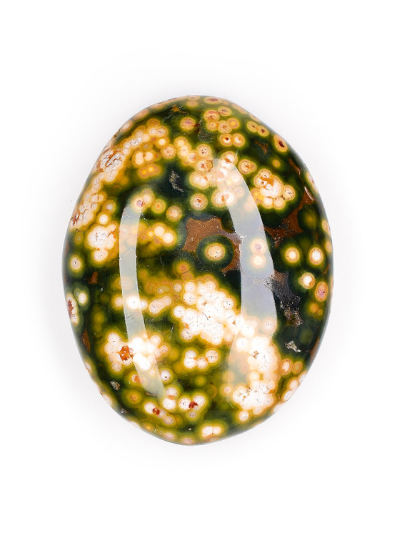 Orbicular Jasper Palm Stone