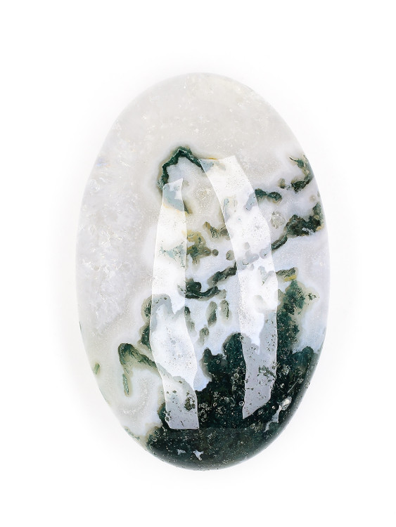 Moss Agate Palm Stone