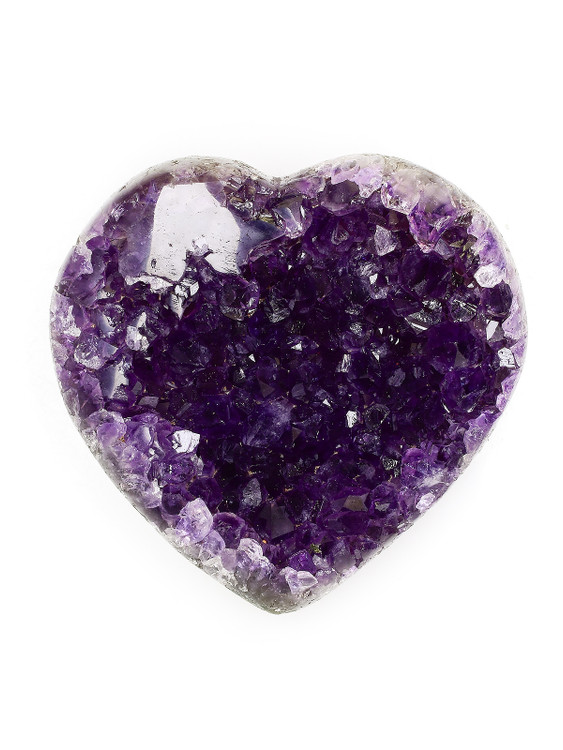 Amethyst Geode Heart