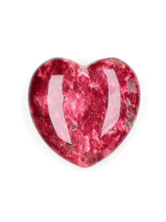 Thulite Heart