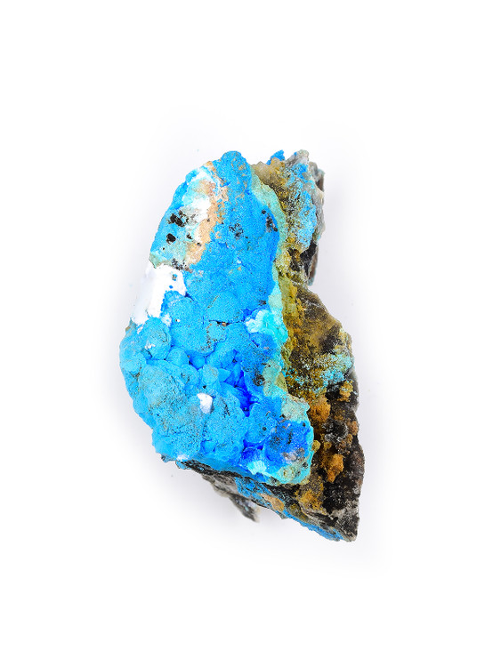 Cyanotrichite and Gibbsite