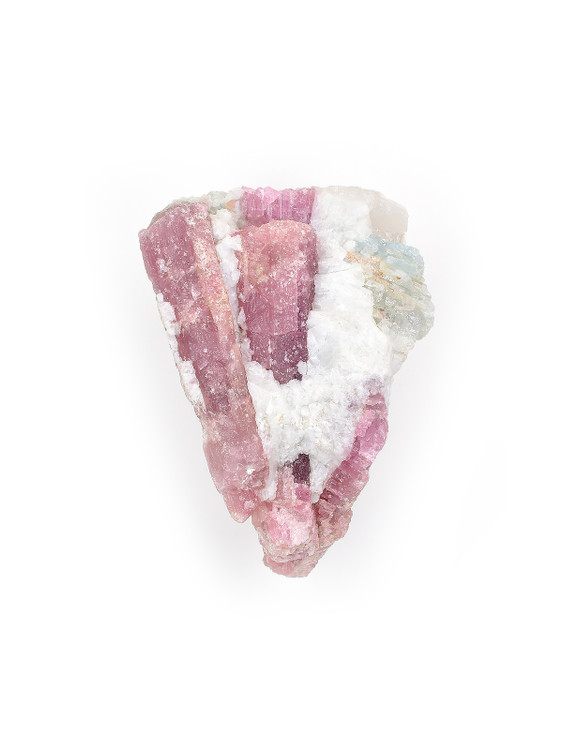 Pink Tourmaline in Quartz