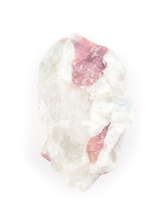 Pink Tourmaline in Quartz