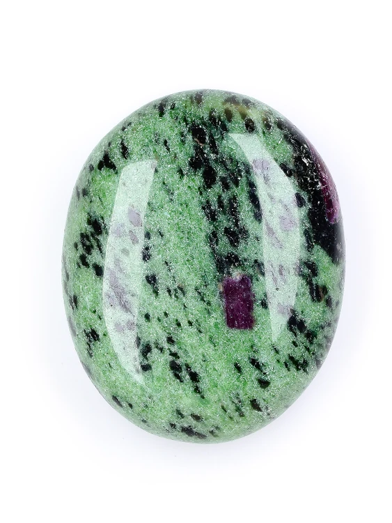 Ruby in Zoisite Palm Stone