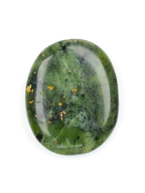 Nephrite Jade Palm Stone