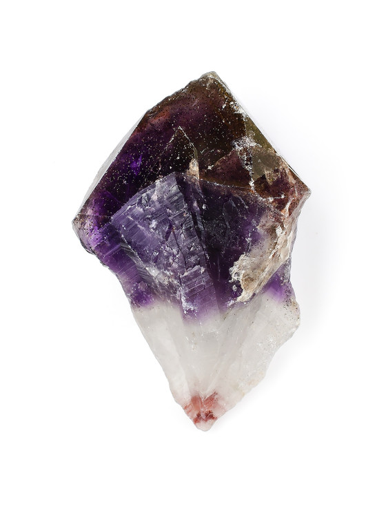 Amethyst with Goethite