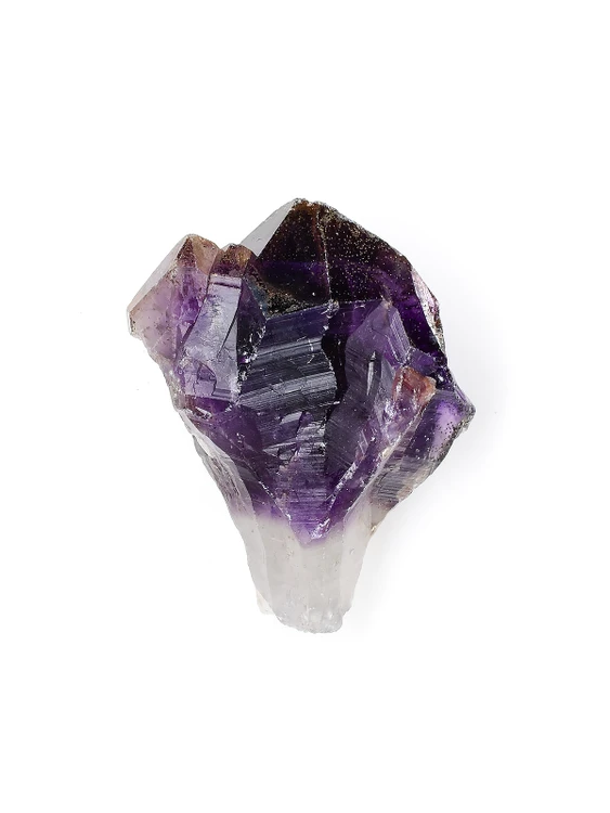 Amethyst with Goethite