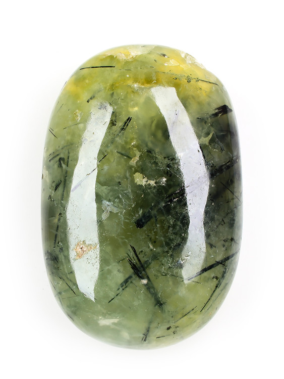 Prehnite and Epidote Palm Stone