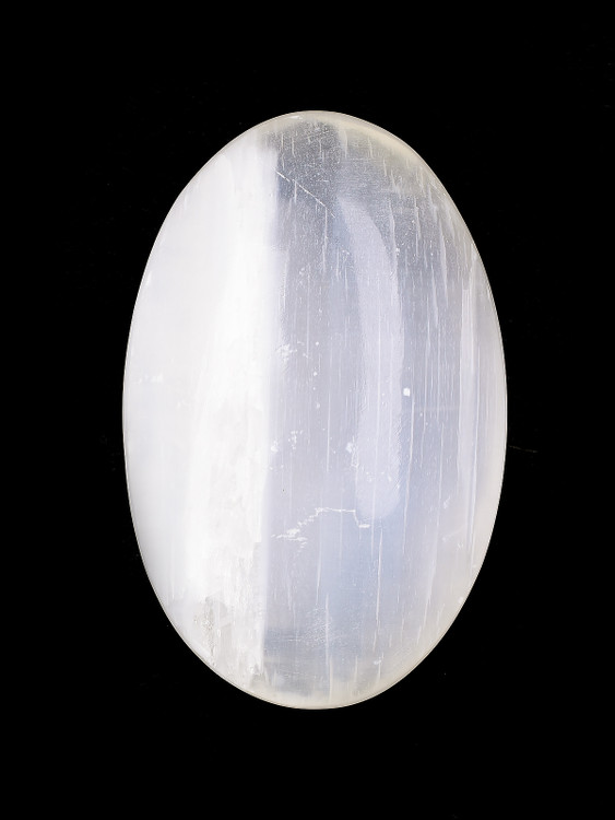 Selenite Palm Stone