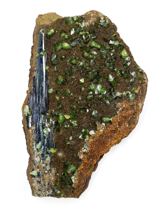 Ludlamite and Vivianite Cluster