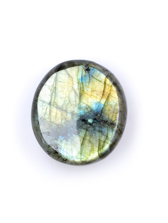 Labradorite Small Flat Palm Stone