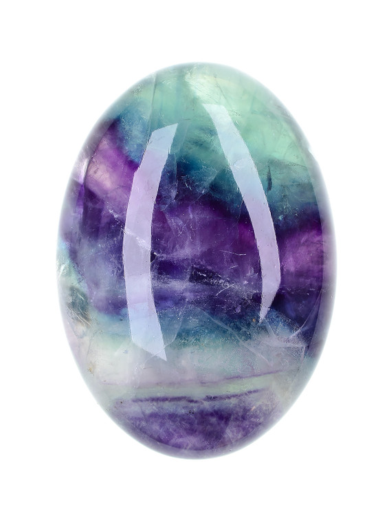 Rainbow Fluorite Palm Stone