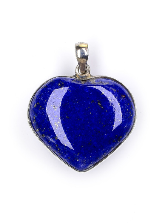 Lapis Heart Pendant - 28-HAM-07