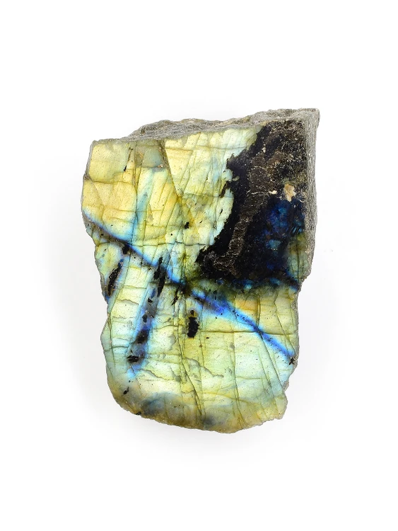 Labradorite Partially Polished Rough