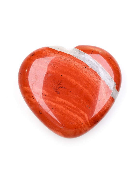 Red Jasper Heart