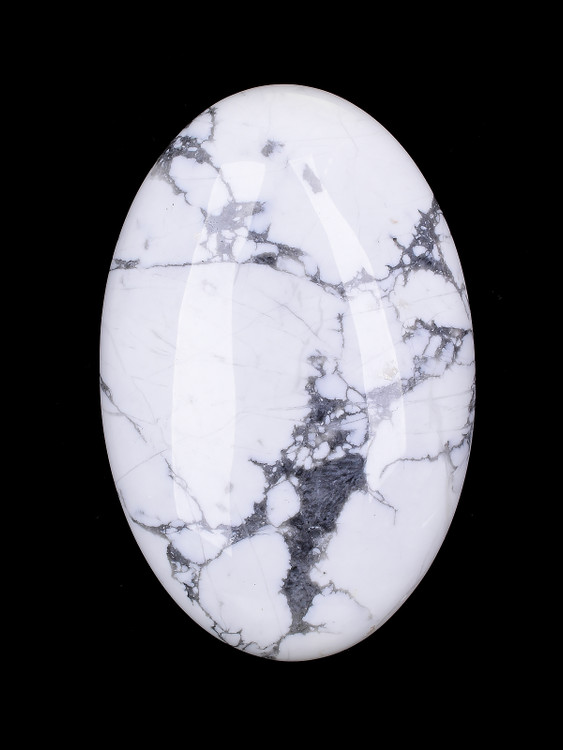 Howlite Palm Stone