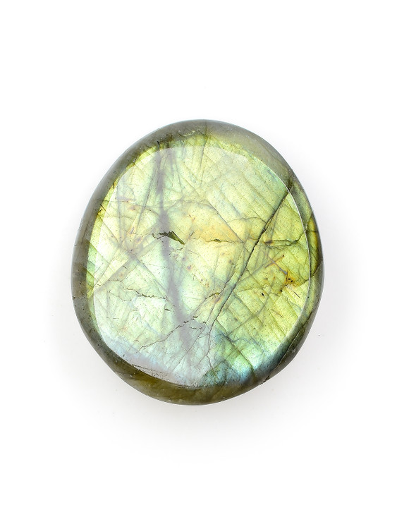 Labradorite Small Flat Palm Stone