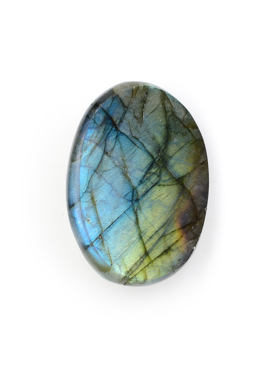 Labradorite Small Flat Palm Stone