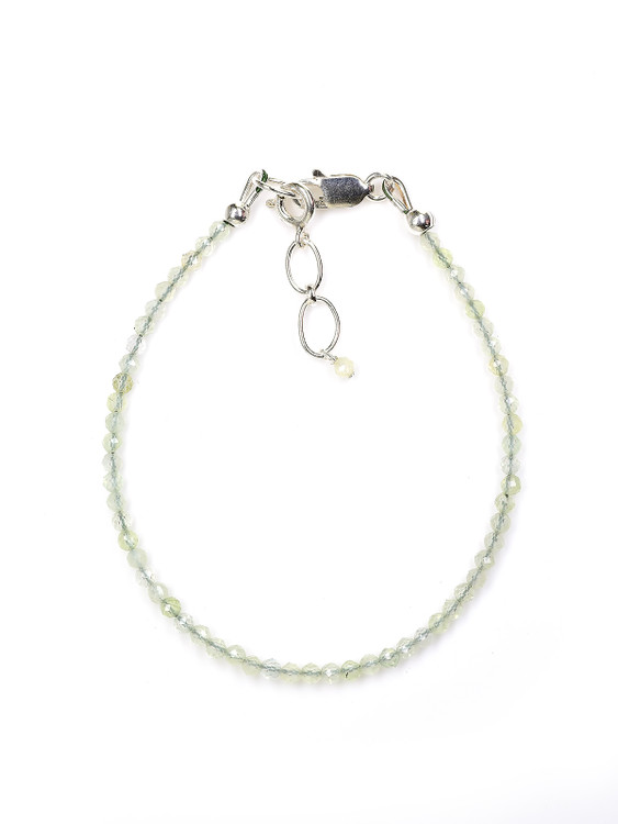 Prehnite Mini Faceted Bracelet