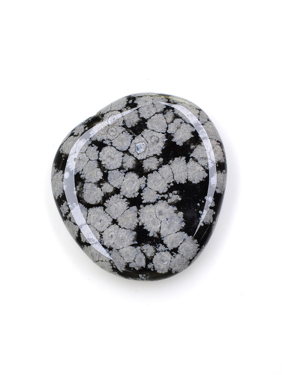Snowflake Obsidian Pocket Stone
