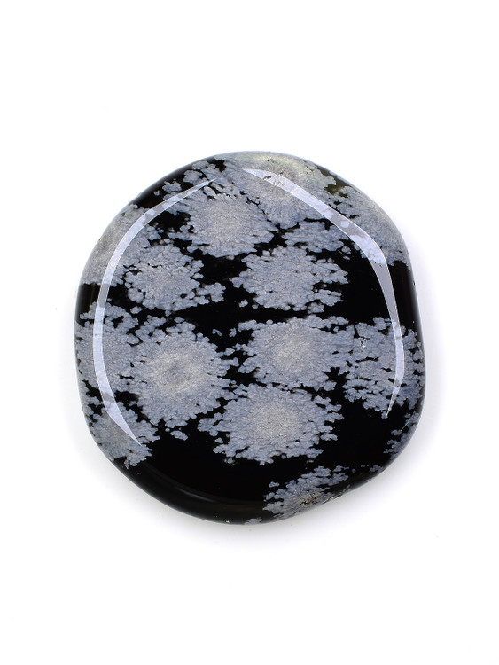 Snowflake Obsidian Pocket Stone