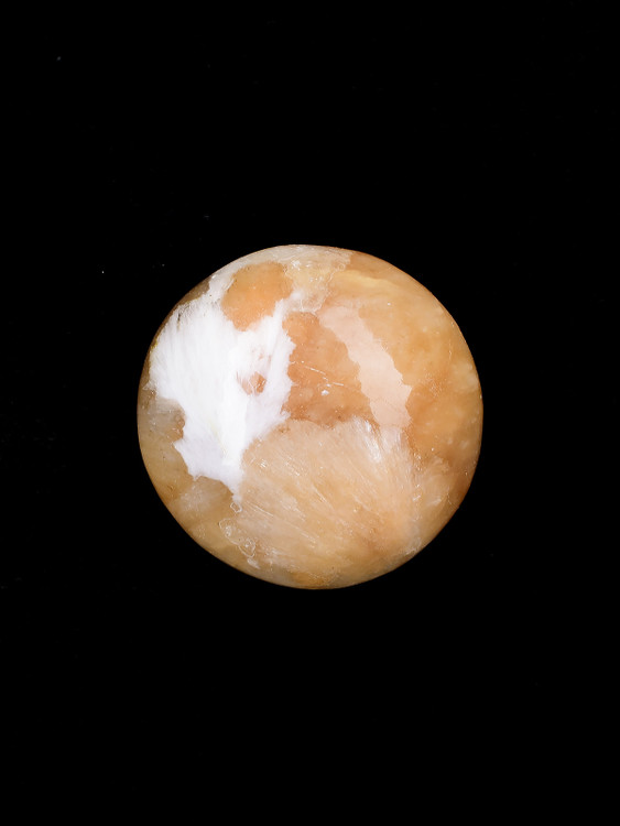 Stilbite and Scolecite Pocket Stone