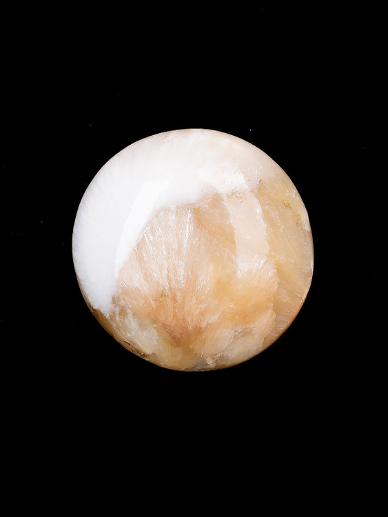 Stilbite and Scolecite Pocket Stone
