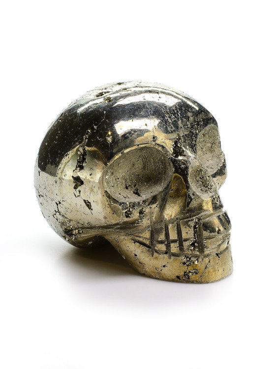 Pyrite Crystal Skull