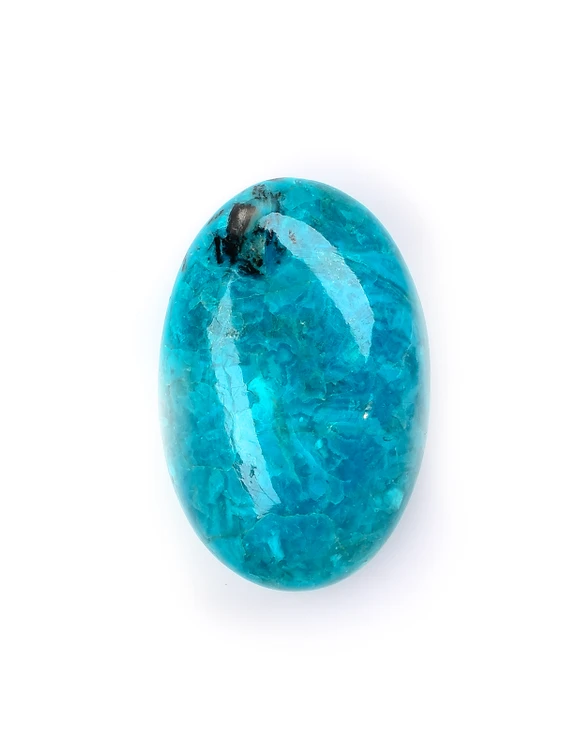 Blue Opal and Chrysocolla Pocket Stone