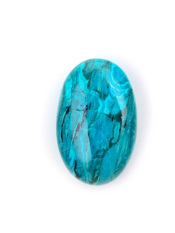 Blue Opal and Chrysocolla Pocket Stone