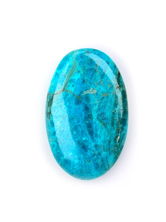 Blue Opal and Chrysocolla Pocket Stone