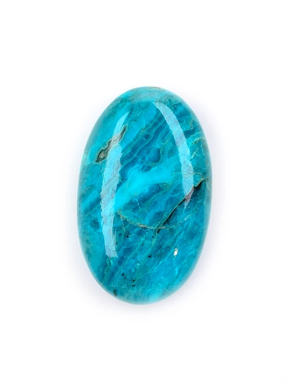 Blue Opal and Chrysocolla Pocket Stone