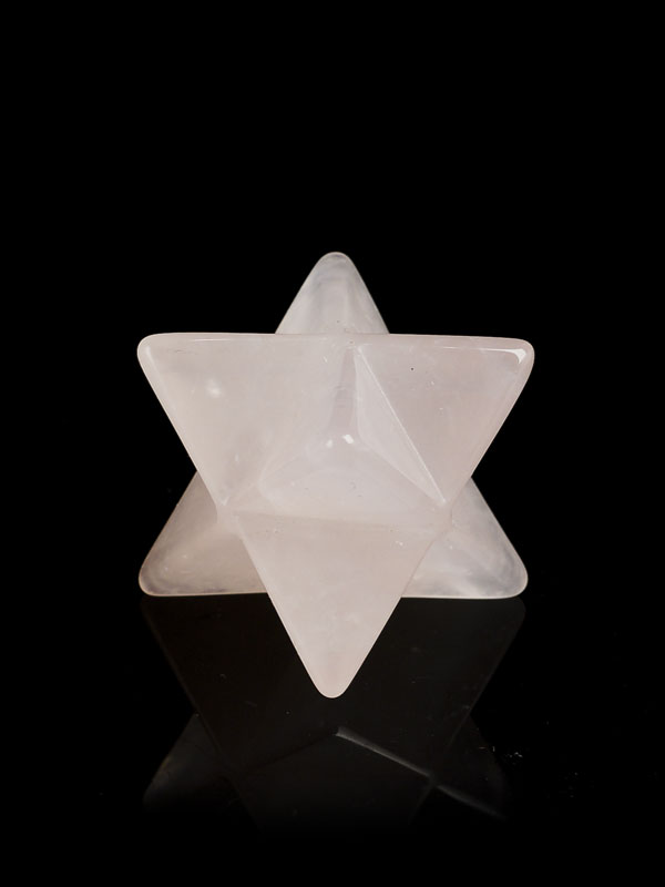 Rose Quartz Merkaba - Exquisite Crystals