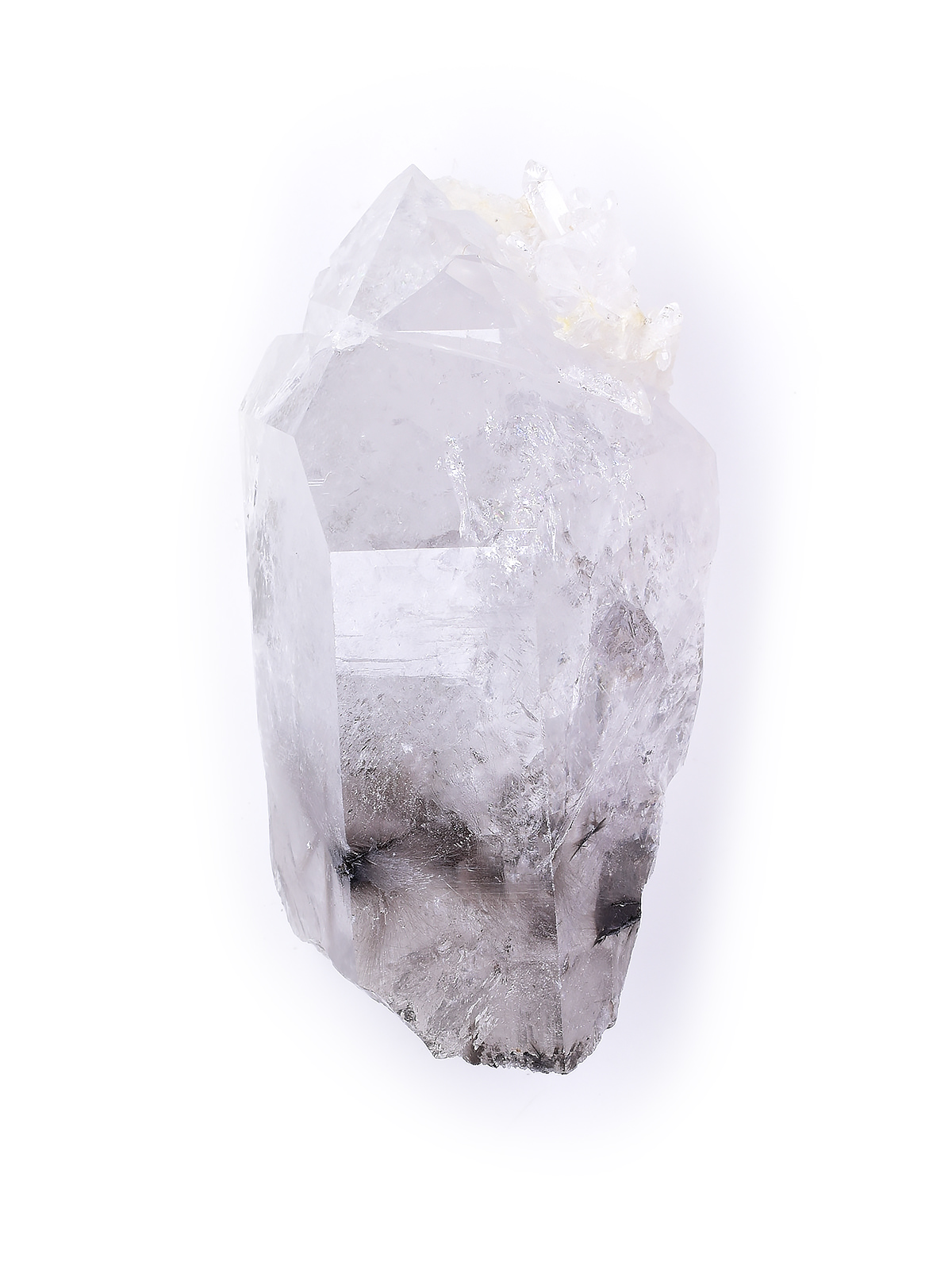 Brookite in Quartz シルバールチル Quartz with Brookite - 548-TOP-36 - Exquisite Crystals