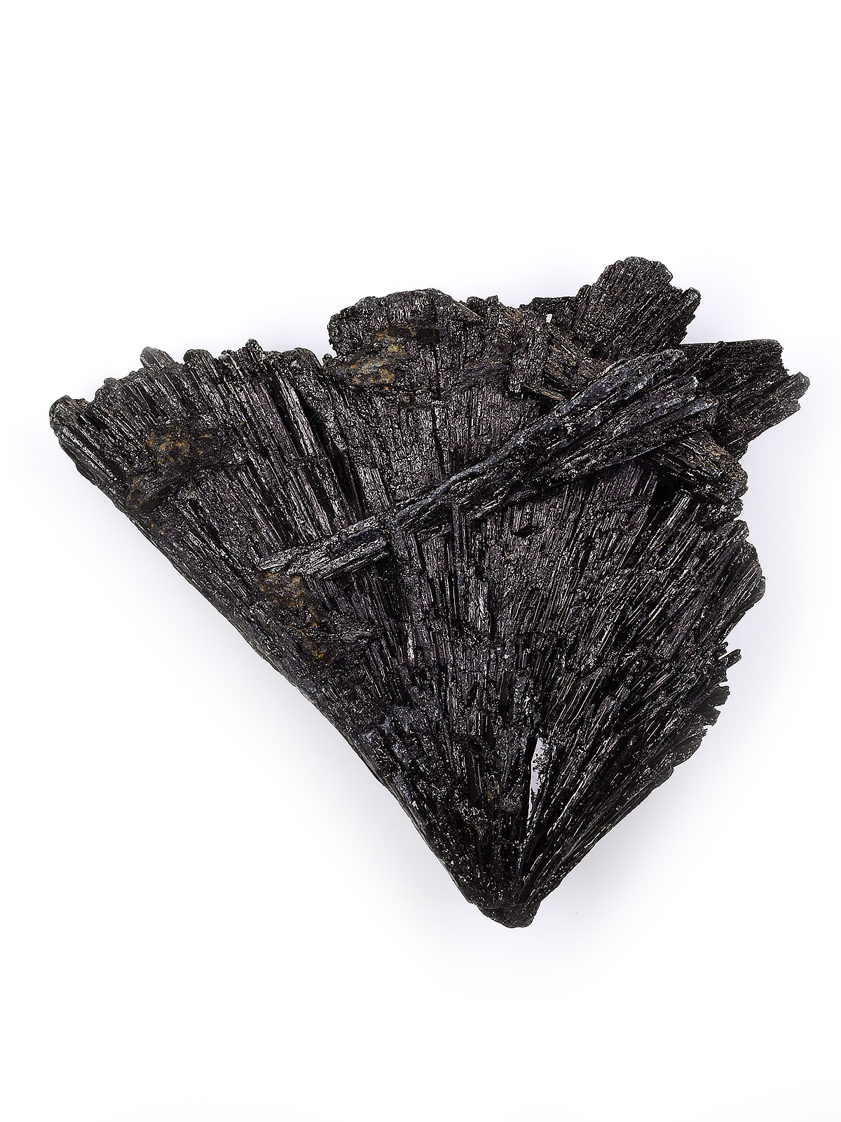 WHAT WE WANT×GeekField KATORI Black Kyanite Fan - 308-JAK-48 - Exquisite Crystals