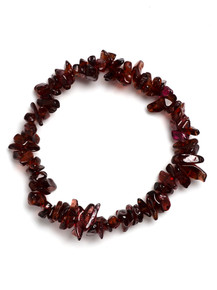 Garnet Chip Bracelet - 435-RUP