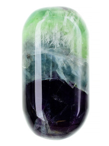Snowflake Fluorite Palm Stone - 260-JAK-08 Photo