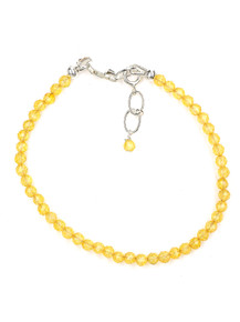 Citrine Mini Faceted Bead Bracelet - 1420-RUP