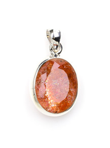 Sunstone Faceted Pendant - 529-ELI-03 Photo