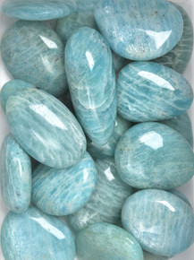 Amazonite Flat Tumbled Stones