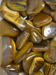Tiger Eye Gold Tumbled Stones
