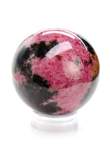 Rhodonite Sphere - 8-HAU-07 Photo